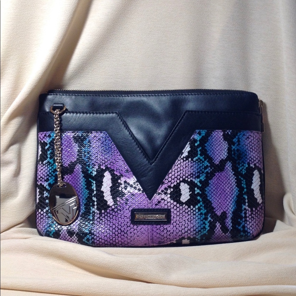 Valentino Rudy Snakeskin Clutch